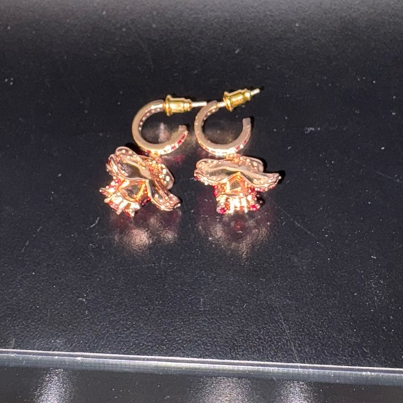 Kate Spade Scarlet Blooms Rose Huggies NWOT - Picture 5 of 14